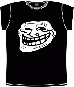 Troll Face black